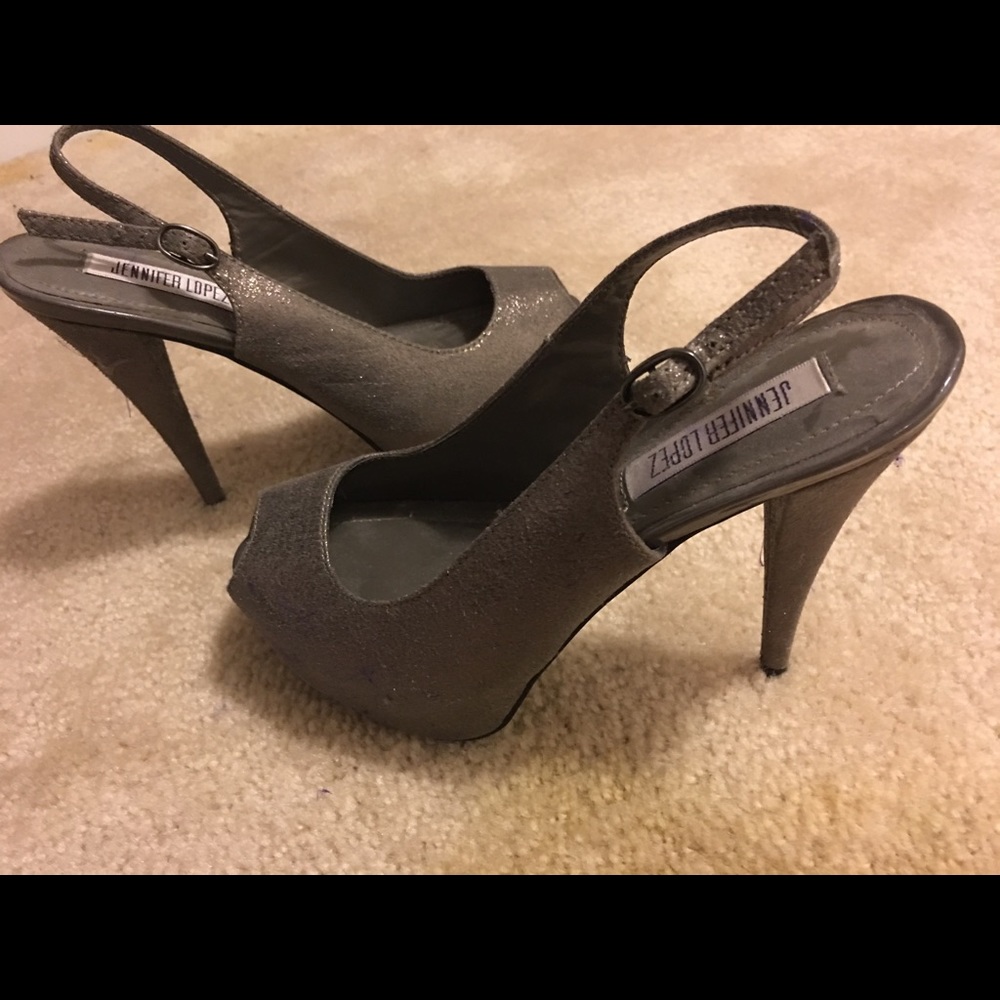 Heeled sling back j lo shoes